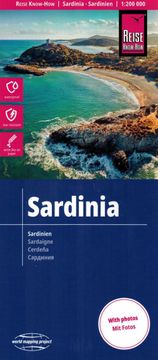 E.I. Sardinija 1:200.000. Vodoodporni cestni in turistični zemljevid. Izdaja 2024. Potovalno znanje