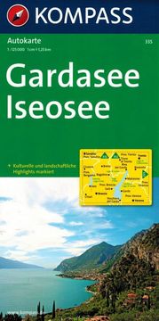 Gardsko jezero / Gardsko jezero 1:125.000. Avtomobilski in turistični zemljevid 335.