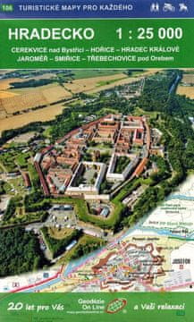 DE Hradecko, Hradec Kralove. Turistična karta 106. Surveying On Line