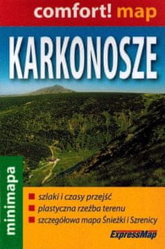 Krkonoše 1:90.000. Laminiran turistični minizemljevid.