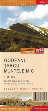 Gore Godeanu, Tarcu in Muntele Mic 1:65.000. Turistična karta MN25.