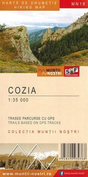 Gorovje Cozia 1:35.000. Turistični zemljevid MN18.