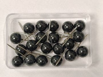 Markerji / žebljički za tablo 8 mm. Črni. 20 kosov.