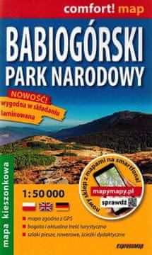 Nacionalni park Babia Góra 1:50.000. Babia Góra. Laminirana turistična karta. Izdaja 2023.