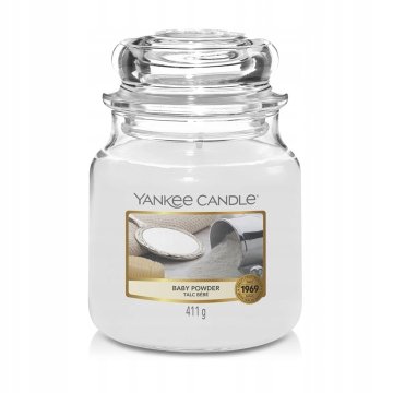 Yankee Candle Otroški puder - srednje dišeča sveča