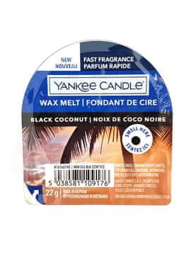 Yankee Candle Sveča Yankee Black Coconut - nov dišeči vosek
