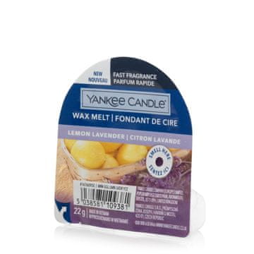 Yankee Candle Sveča Yankee z voskom limone in sivke - nov dišeči vosek