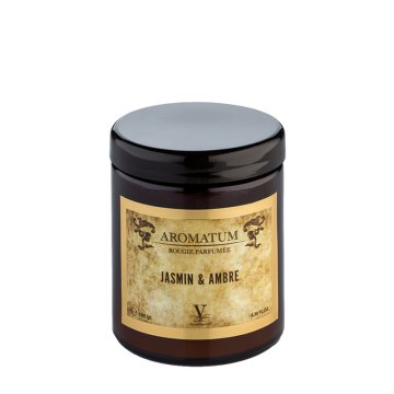 Jasmin & Ambre - - dišeča sveča 180g - serija Aromatum