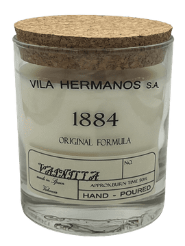 Vanilija - - dišeča sveča 190 g s škatlico - serija 1884