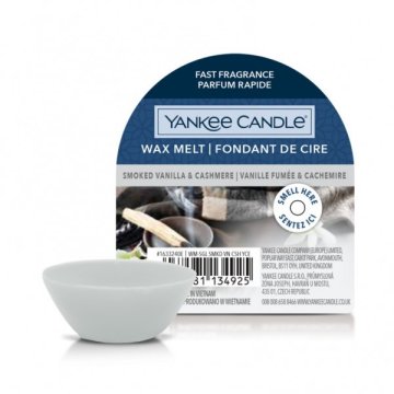 Yankee Candle Dimljena vanilija in kašmir - Signature - dišeči vosek