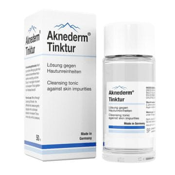 Tinktura, , Aknederm, antibakterijsko, protivnetno, proti aknam, globinsko čiščenje, 50 ml