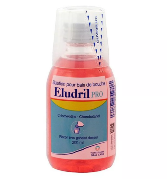 Ustna vodica, , Eludril Perio, za bolečine v ustih, 200 ml