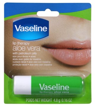 Vaseline Balzam za ustnice, vazelin, nega in vlaženje ustnic, iz čistega vazelina, 4,8 g, aloe vera