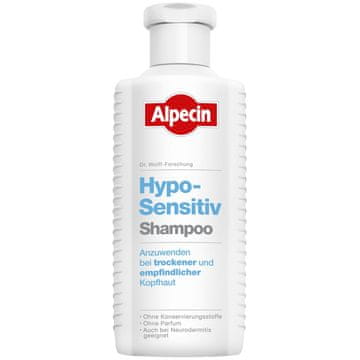 Alpecin Šampon Hypo-Sensitive za občutljivo lasišče, proti nevrodermatitisu in psoriazi, 250 ml