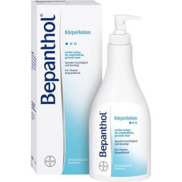 Bayer Losjon za telo, , Bepanthol, intenzivno vlažilni in obnovitveni učinek, s pumpico, 400 ml