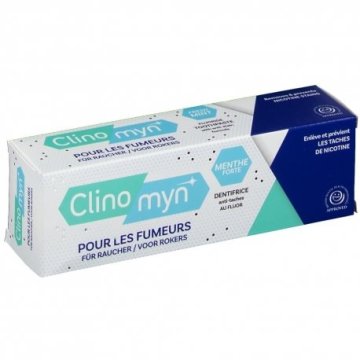 Gilbert Zobna pasta, , Clinomyn, za beljenje zob, močan okus mete, s fluoridom, 75 ml