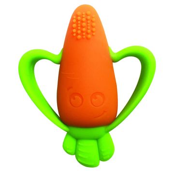 Igrača za izraščanje grizil za dojenčke, , Baby Carrott, izobraževalna, oranžna