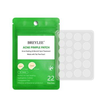 EE Komplet 22 obližev proti aknam, Lanbena, , s hidrofilnim koloidom čajevca, za dnevno uporabo, 12 x 10 mm, 10 x 12 mm