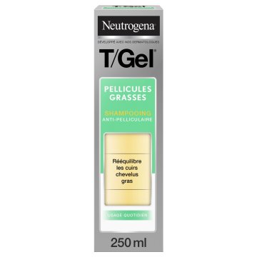 Neutrogena Terapevtski šampon, , T/Gel trave, proti prhljaju in mastnemu lasišču, 250 ml