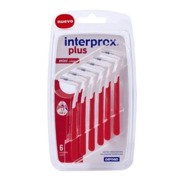 Komplet 6 medzobnih ščetk, , Interprox Plus, kot L 90°, ISO 0,8–1,0 mm
