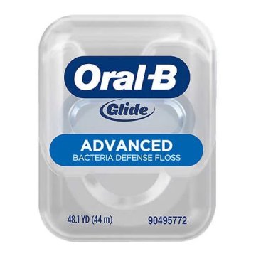 Oral-B Zobna nitka, , Glide, Advanced Bacteria Defense, ščiti pred bakterijskimi zobnimi oblogami, 44 m