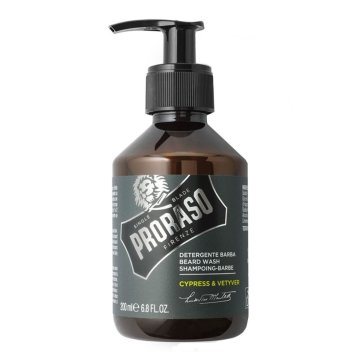 Proraso Čistilo za brado, , cipresa in vetiver, nežno čiščenje, svež lesni vonj, 200 ml