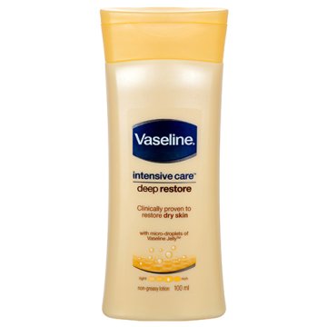 Vaseline Losjon za telo, vazelin, globinska obnova, dolgotrajna intenzivna hidratacija, mehka in revitalizirana koža, 100 ml