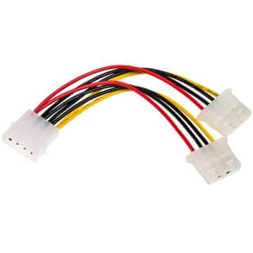 Akyga Molex kabel - 2x Molex AK-CA-15 napajalni kabel za pogon 15 cm