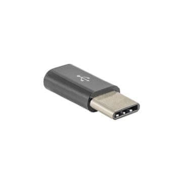 Akyga AK-AD-46 USB-C na micro USB B adapter, Type-C moški na ženski