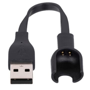 Akyga Polnilnik Xiaomi Mi Band 2 AK-SW-11 ploščat USB kabel 10 cm