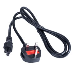 Akyga AK-AG-02A napajalni kabel British IEC C5 3-pinski za prenosnik 1,5 m kabel