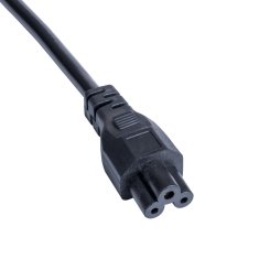 Akyga AK-AG-02A napajalni kabel British IEC C5 3-pinski za prenosnik 1,5 m kabel
