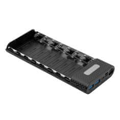 Akyga Etui za prenosno baterijo AK-BC-04, polnilnik 8x Li-Ion 18650 18W