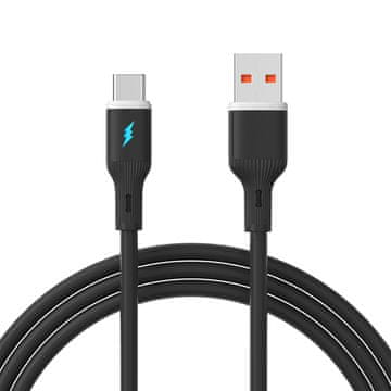 Akyga Silikonski kabel USB tipa C / USB A, 1 m, AK-USB-62