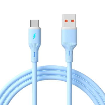 Akyga Kabel USB tipa C / USB A 1m AK-USB-63 silikonsko moder
