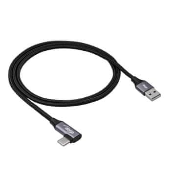 Akyga Kotni kabel USB tipa C / USB-A 1 m AK-USB-74 60 W pleten