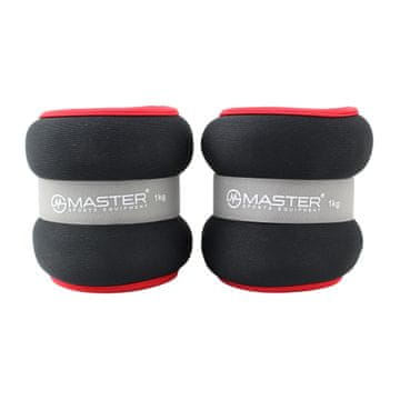 Master Neoprenske uteži za gležnje in zapestja 2 x 1 kg