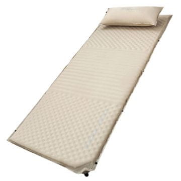 King Camp Vzmetnica Comfort Single, samonapihljiva, bež