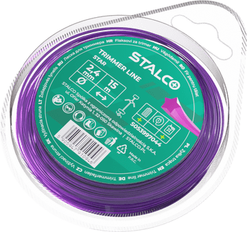 STALCO Zvezdasta rezalna nit 2,4 mm x 15 m S053997044