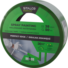 STALCO maskirni trak za brizganje 38 mm x 50 m PERFECT