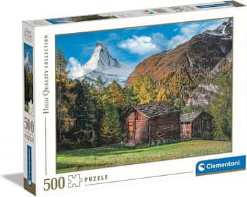 500-delna sestavljanka. Očarljivi Matterhorn v visoki ločljivosti.
