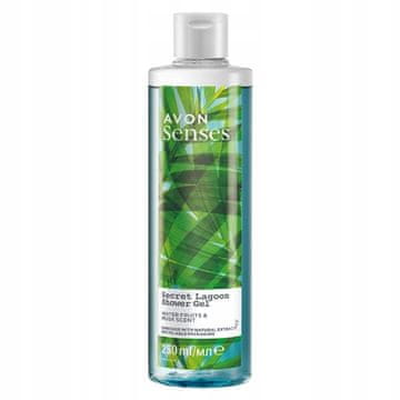 Avon - Secret Lagoon gel za prhanje hruška, melona, mošus 250 ml