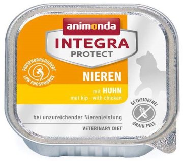 Animonda | Integra Protect Renal | Specializirana hrana za mačke z odpovedjo ledvic - 100 g pladenj - Piščanec 100 g