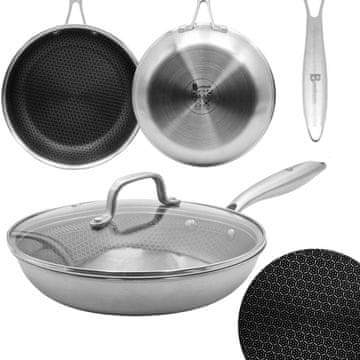 BRUNBESTE JEKLENA PONVA S POKROVOM 24 CM SATJEVSKI PREMAZ 5554
