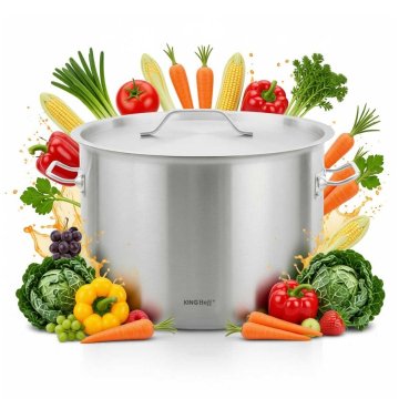 KINGHoff GASTRONOMSKI LONEC Z JEKLENIM POKROVOM Ø55cm 83L KH-2029