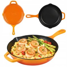 Emajlirana litoželezna ponev 26 cm GORČICA