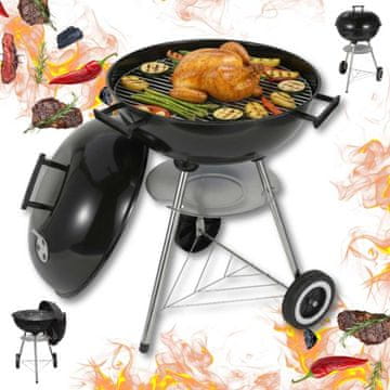 KINGHoff Žar na oglje s pokrovom 41 cm KH-2033