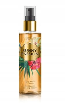 Lotus Meglica za telo Sunny Passion z vonjem vanilije in kokosa 210 ml