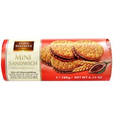 Mini markize piškotov Feiny s čokoladnim nadevom 180 g