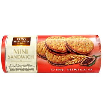 Mini markize piškotov Feiny s čokoladnim nadevom 180 g